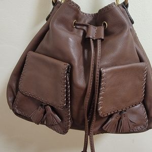 Antonio Melani Brown Leather Bag